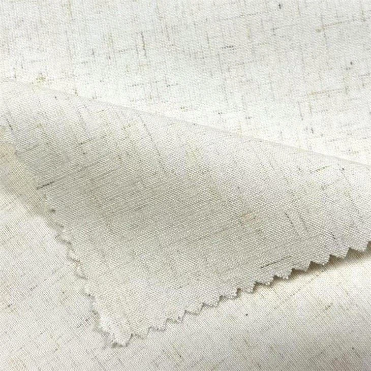 Polyester Linen Spandex Fabric